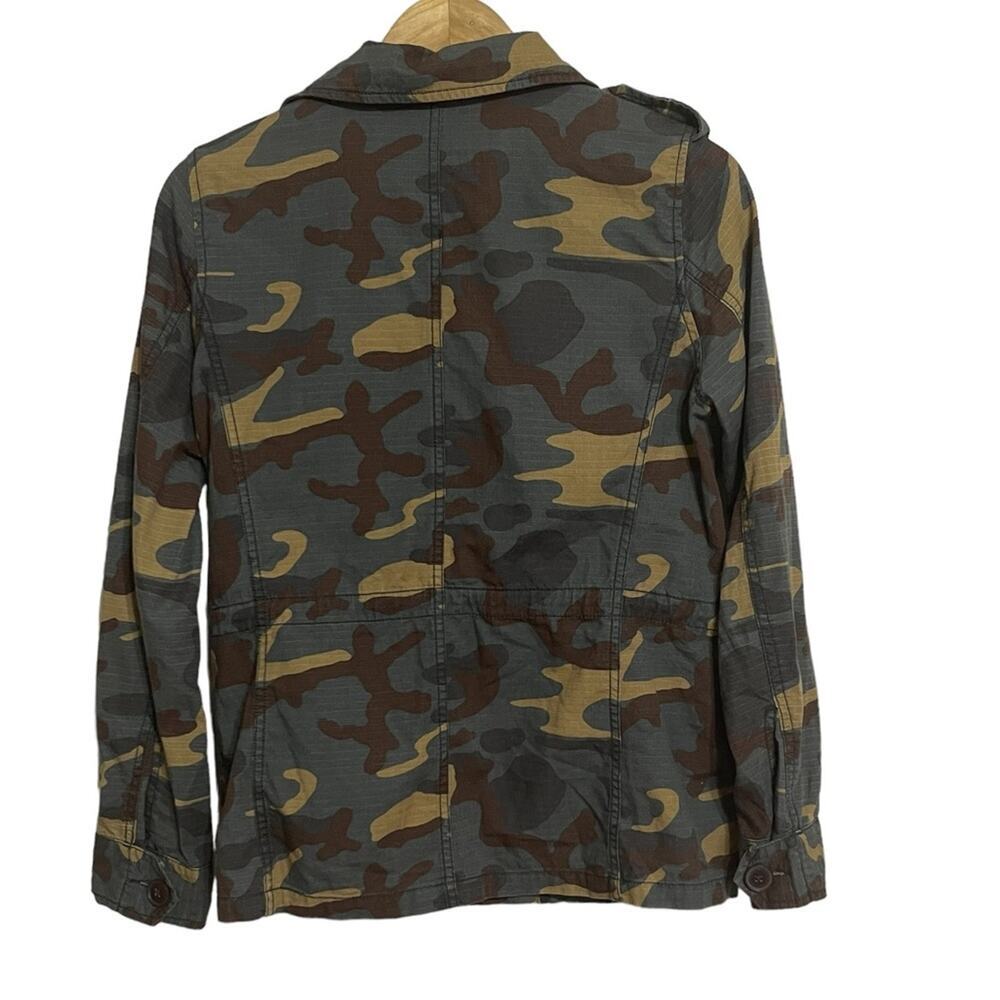 Madewell Womans Outbound Camo Utility Jacket Green Brown Size S - Picture 2 of 4